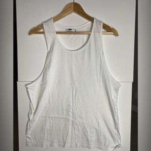 Topman white tank top size medium.